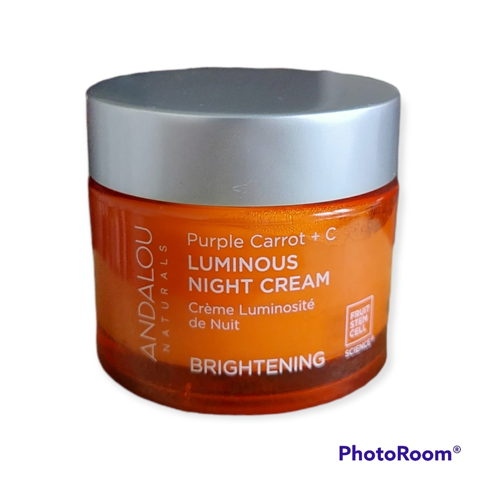 Andalou Naturals Night Cream Purple Carrot + C Luminous Night Cream